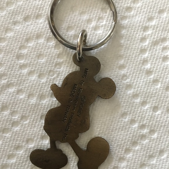 Vintage Mickey Mouse Keychain - Picture 2 of 2